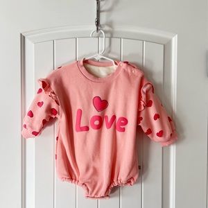 Baby Girl LOVE sweater; size 90